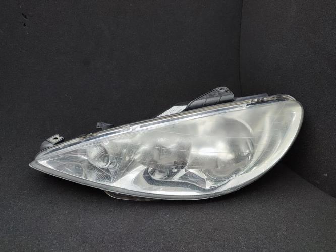 Optique avant principal gauche (feux)(phare) PEUGEOT 206 PHASE 2 BREAK Diesel