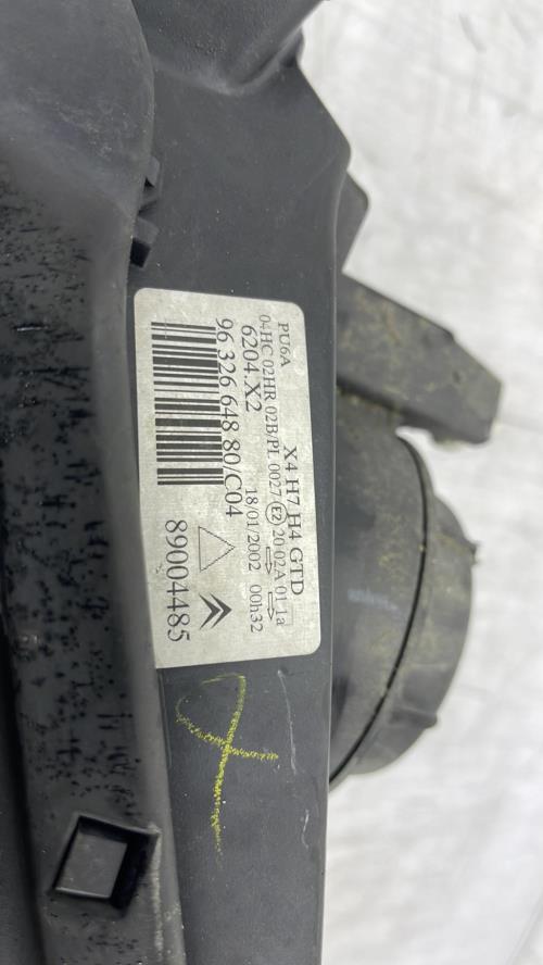 Optique avant principal gauche (feux)(phare) CITROEN C5 1 PHASE 1 Diesel