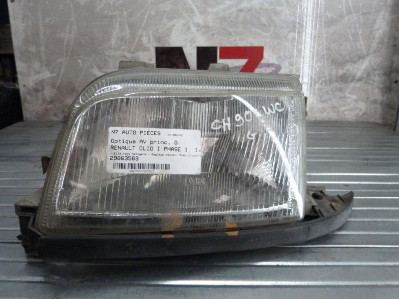 Optique avant principal gauche (feux)(phare) RENAULT CLIO 1 PHASE 1 Essence