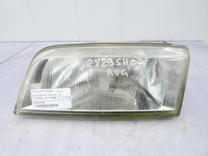Optique avant principal gauche (feux)(phare) CITROEN ZX PHASE 1 Essence