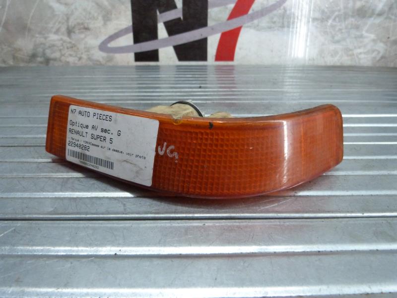 Optique avant secondaire gauche (feux)(clignotant) RENAULT SUPER 5 Essence