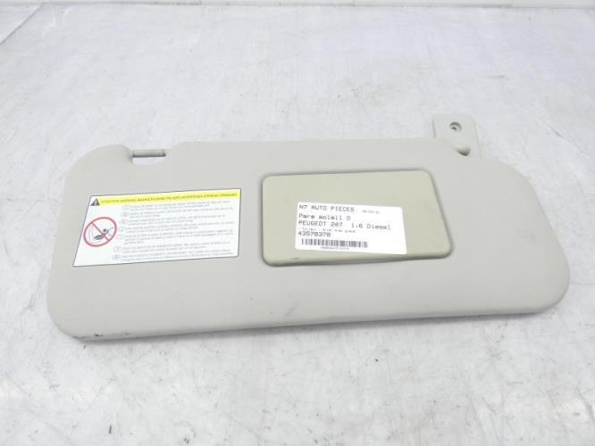 Pare soleil droit PEUGEOT 207 PHASE 1 Diesel