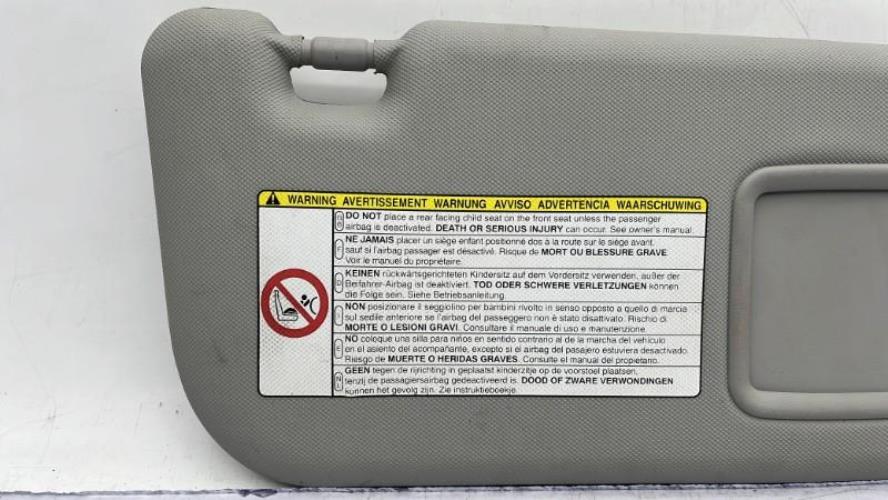 Pare soleil droit TOYOTA AURIS 1 PHASE 1 Diesel