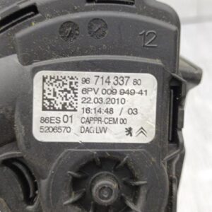 Pedale d'accelerateur CITROEN C3 2 PHASE 1 Diesel