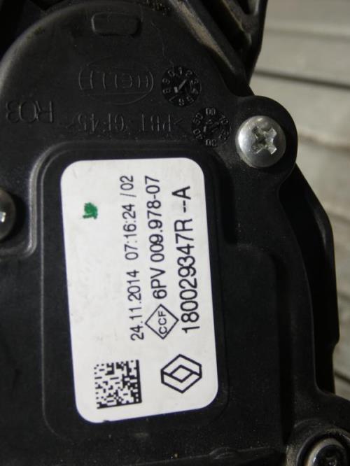 Pedale d'accelerateur RENAULT CLIO 4 PHASE 1 Diesel