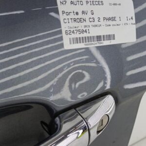 Porte avant gauche CITROEN C3 2 PHASE 1 Diesel