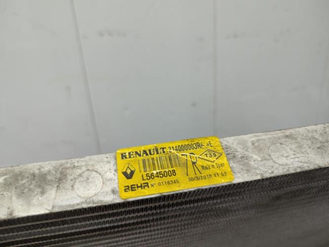 Radiateur eau RENAULT LAGUNA 3 PHASE 1 Diesel