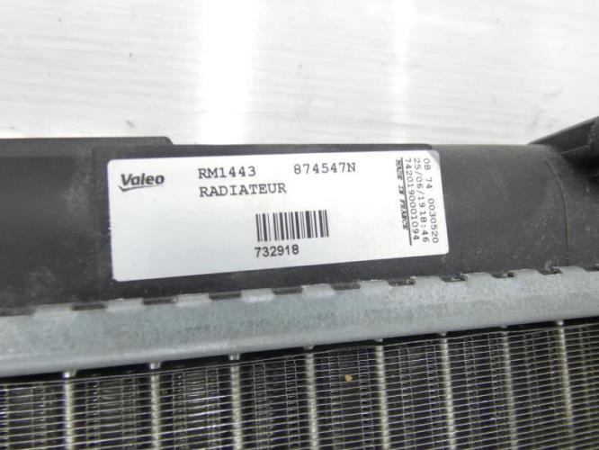 Radiateur eau NISSAN INTERSTAR 1 PHASE 1 Diesel