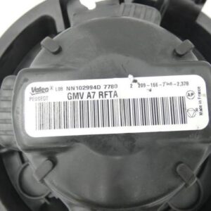 Ventilateur chauffage PEUGEOT 207 PHASE 1 Essence