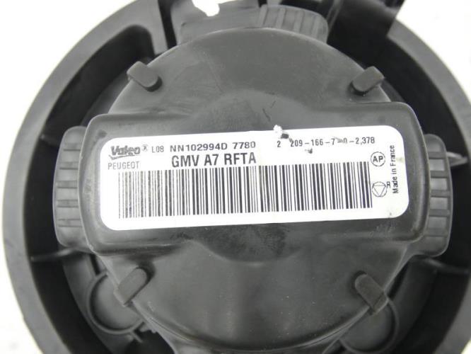 Ventilateur chauffage PEUGEOT 207 PHASE 1 Essence