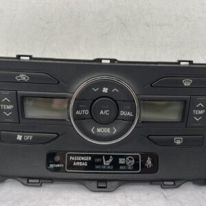 Commande chauffage TOYOTA AURIS 1 PHASE 2 Diesel