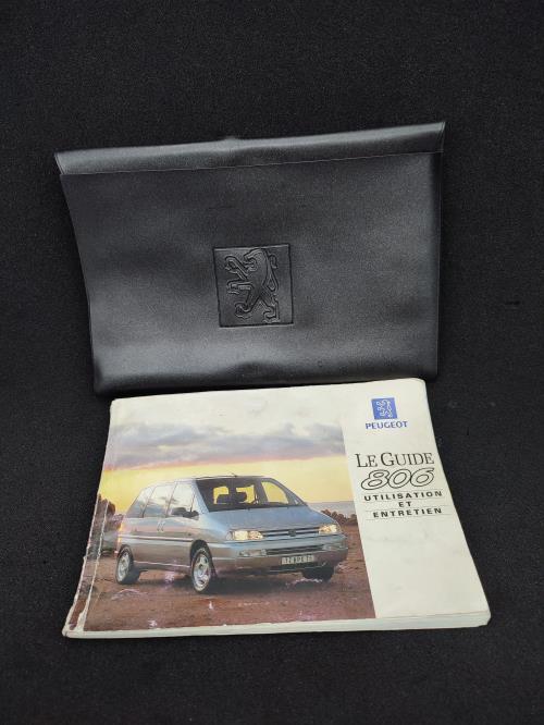 Notice d'utilisation PEUGEOT 806 PHASE 1 Diesel