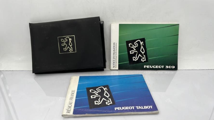Notice d'utilisation PEUGEOT 309 PHASE 2 Essence
