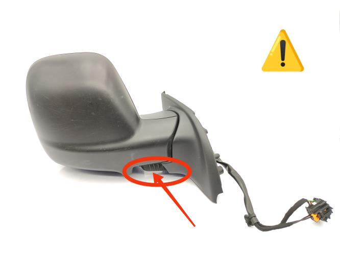 Retroviseur droit PEUGEOT PARTNER 3 PHASE 1 Diesel