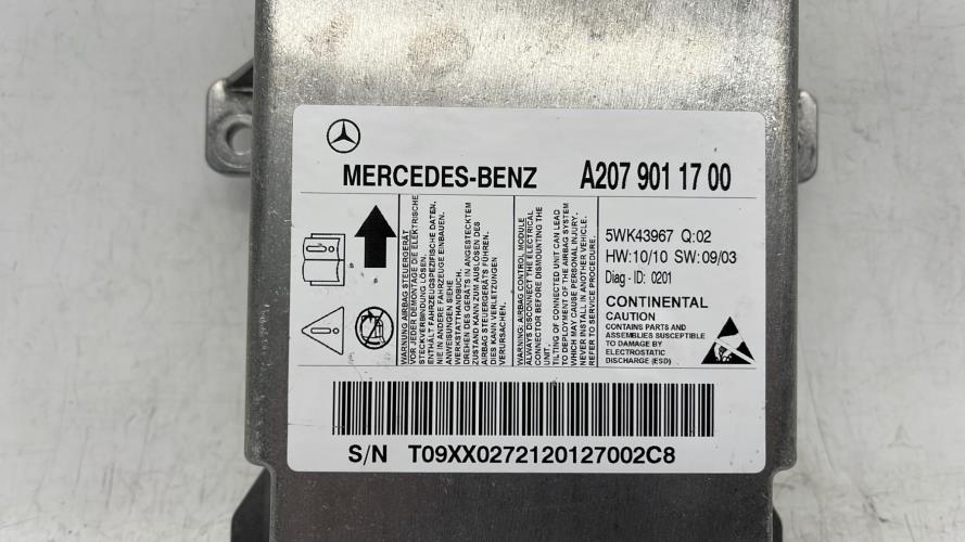 Boitier air bag MERCEDES CLASSE C 204 PHASE 2 COUPE Diesel