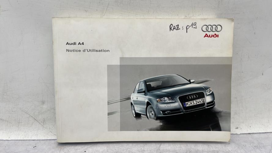 Notice d'utilisation AUDI A4 2 PHASE 2 Diesel