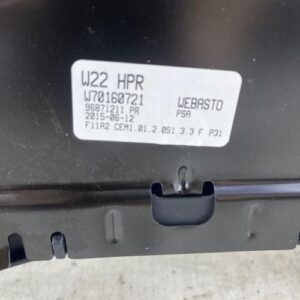 Toit panoramique PEUGEOT 508 1 SW PHASE 2 BREAK Diesel