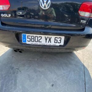Pare choc arriere VOLKSWAGEN GOLF 6 Diesel